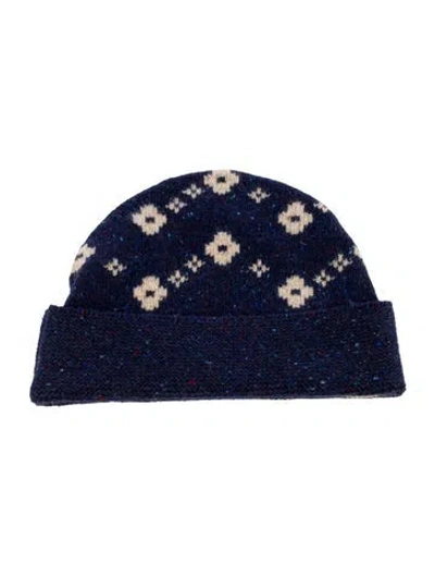 Pre-owned Louis Vuitton Petite Wool Beanie In Blue
