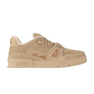 Pre-owned Louis Vuitton Pharrell Williams X  Trainer 'raffia'