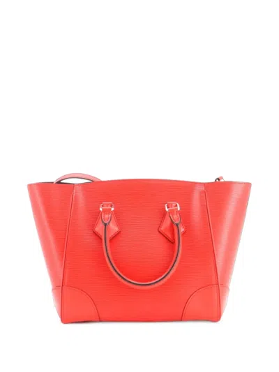 Pre-owned Louis Vuitton Phenix Epi Leather Pm Tote Bag In Red
