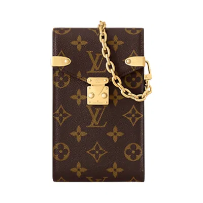 Pre-owned Louis Vuitton Phone Pouch Métis 'brown Monogram Canvas' | Women's Size Onesize