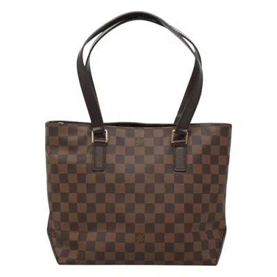 Pre-owned Louis Vuitton Piano Brown Canvas Tote Bag ()