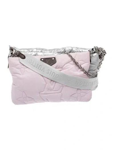 Pre-owned Louis Vuitton Pillow Monogram Giant Pochette Accessoires Maxi In Pink