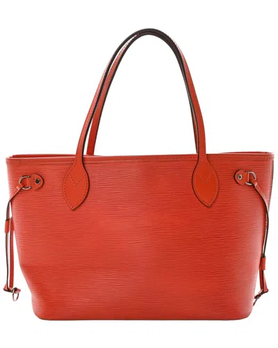 Pre-owned Louis Vuitton Neverfull Leather Tote