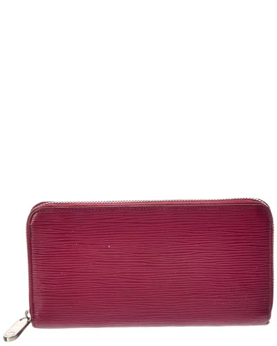 Pre-owned Louis Vuitton Pink Calf Leather Zippy Wallet (authentic Pre-loved) In Fuchsia/pink