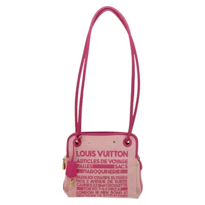 Pre-owned Louis Vuitton Pink Canvas Shoulder Bag ()