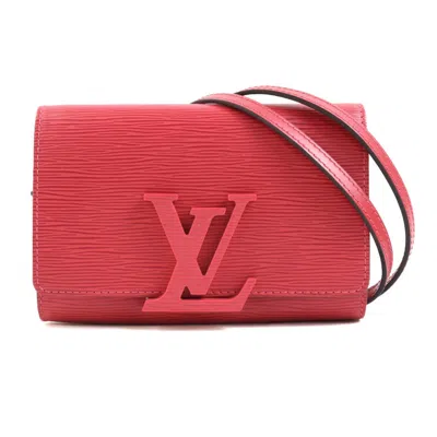 Pre-owned Louis Vuitton Pink Epi Leather Clutch Bag Pochette Shoulder Bag ()