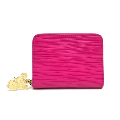 Pre-owned Louis Vuitton Pink Epi Leather Coin Purse/coin Case ()