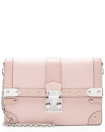 Louis Vuitton Pink Epi Leather Trunk Chain Wallet (authentic Pre-loved)