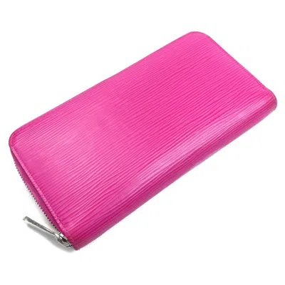 Pre-owned Louis Vuitton Pink Epi Leather Wallet (bi-fold) ()