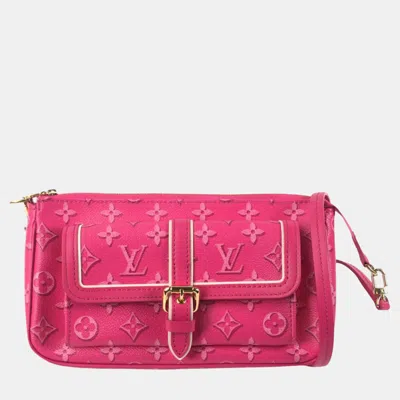 Pre-owned Louis Vuitton Pink Fall For You Monogram Maxi Multi Pochette Accessoires