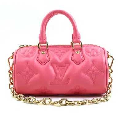 Pre-owned Louis Vuitton Pink Leather Handbag Shoulder Bag ()