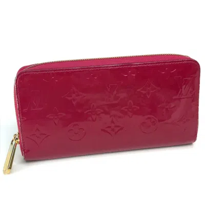Pre-owned Louis Vuitton Pink Leather Long Wallet (bi-fold) ()