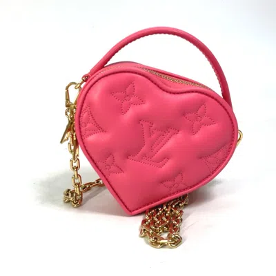 Pre-owned Louis Vuitton Pink Leather Shoulder Bag ()