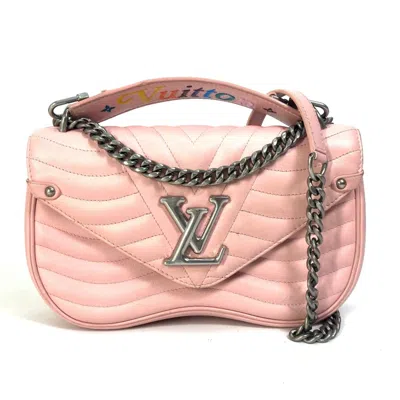 Pre-owned Louis Vuitton Pink Leather Shoulder Bag ()