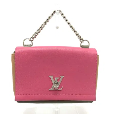 Pre-owned Louis Vuitton Pink Leather Shoulder Bag ()