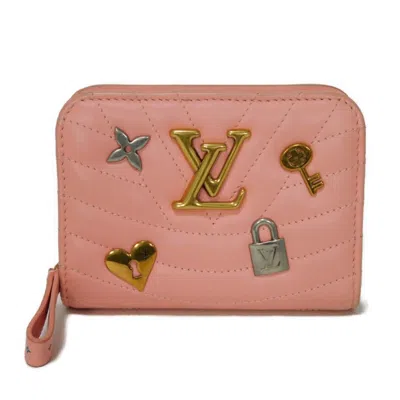 Pre-owned Louis Vuitton Pink Leather Wallet (bi-fold) ()
