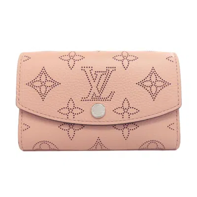 Pre-owned Louis Vuitton Pink Mahina Leather Wallet (bi-fold) ()