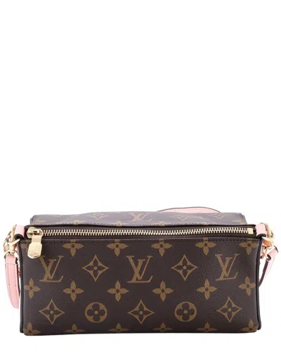 Pre-owned Louis Vuitton Pink Monogram Canvas Bloom Pouch (authentic Pre-loved)