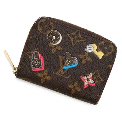 Pre-owned Louis Vuitton Pink Monogram Coin Purse/coin Case ()