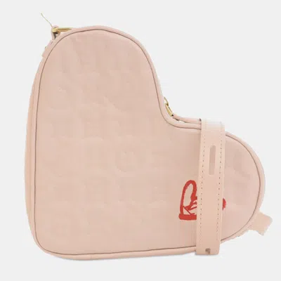 Pre-owned Louis Vuitton Pink Monogram Empreinte Fall In Love Coeur