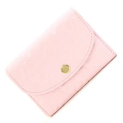 Pre-owned Louis Vuitton Pink Monogram Empreinte Leather Coin Purse/coin Case ()