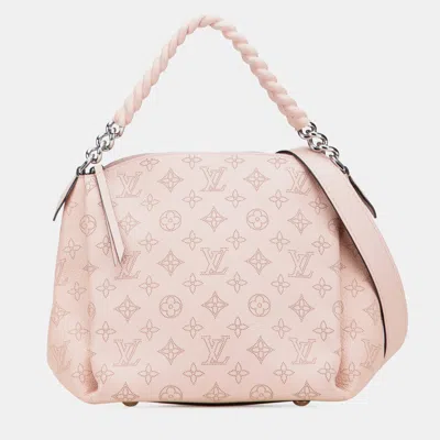 Pre-owned Louis Vuitton Pink Monogram Mahina Babylone Chain Bb