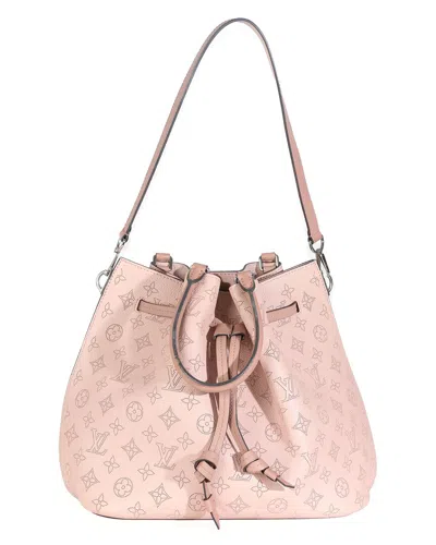 Pre-owned Louis Vuitton Pink Monogram Mahina Leather Girolata (authentic Pre-loved)