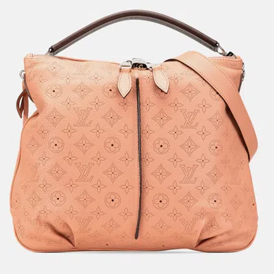 Pre-owned Louis Vuitton Pink Monogram Mahina Selene Pm