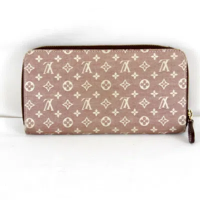 Pre-owned Louis Vuitton Pink Monogram Mini Long Wallet (bi-fold) ()