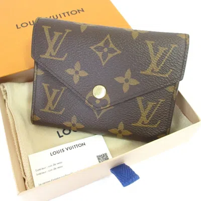 Pre-owned Louis Vuitton Pink Monogram Monogram Wallet (tri-fold) () In Multi