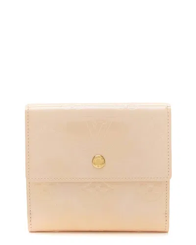 Pre-owned Louis Vuitton Pink Monogram Vernis Elise Wallet (authentic Pre-loved)