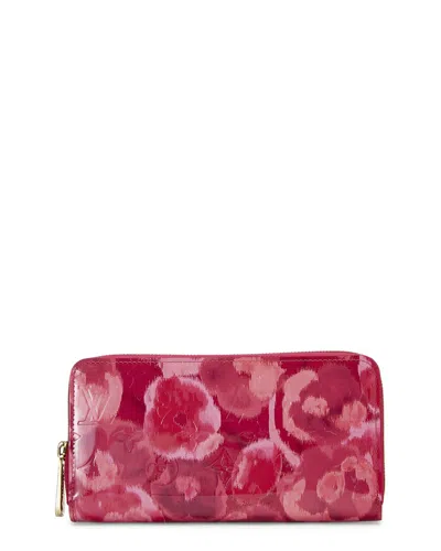 Pre-owned Louis Vuitton Pink Monogram Vernis Ikat Zippy Continental Wallet (authentic  Pre-loved)