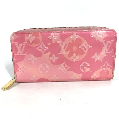 Pre-owned Louis Vuitton Pink Monogram Vernis Long Wallet (bi-fold) ()