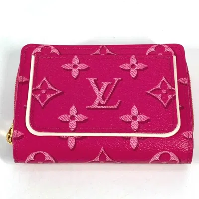 Pre-owned Louis Vuitton Pink Monogram Wallet (bi-fold) ()