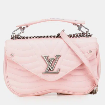 Pre-owned Louis Vuitton Pink New Wave Chain Bag Mm
