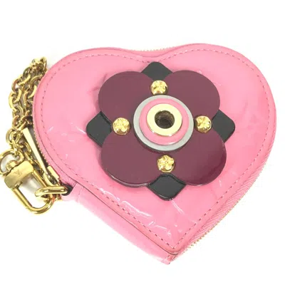 Pre-owned Louis Vuitton Pink Other Coin Purse/coin Case ()