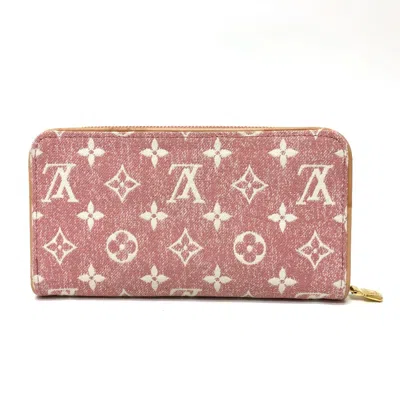 Pre-owned Louis Vuitton Pink Other Long Wallet (bi-fold) ()