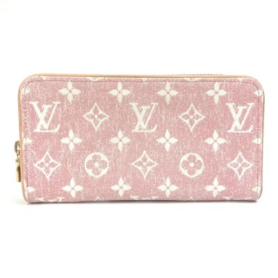 Pre-owned Louis Vuitton Pink Other Long Wallet (bi-fold) ()