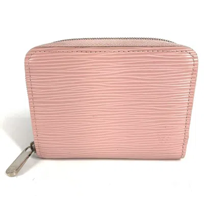 Pre-owned Louis Vuitton Pink Rose Ballerine Epi Leather Coin Purse/coin Case () In Pink, Rose Ballerine