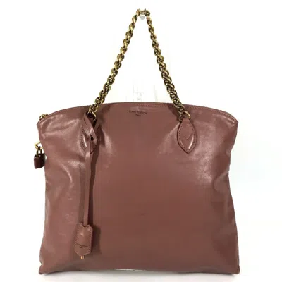 Pre-owned Louis Vuitton Pink Rose Leather Shoulder Bag Tote Bag () In Pink, Rose