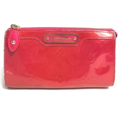 Pre-owned Louis Vuitton Pink Rose Pop Patent Leather Pouch Wash Bag () In Pink, Rose Pop