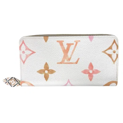 Pre-owned Louis Vuitton Pink White Monogram Empreinte Long Wallet (bi-fold) () In Multi
