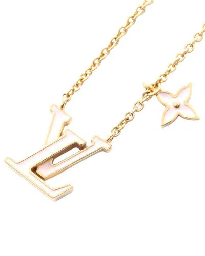 Pre-owned Louis Vuitton Plated Iconic Necklace (authentic Pre-loved)