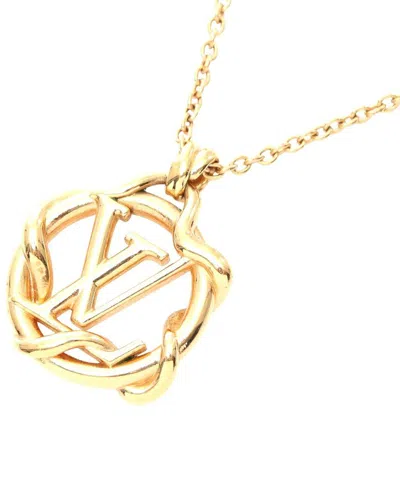 Pre-owned Louis Vuitton Plated Necklace (authentic Pre-loved)