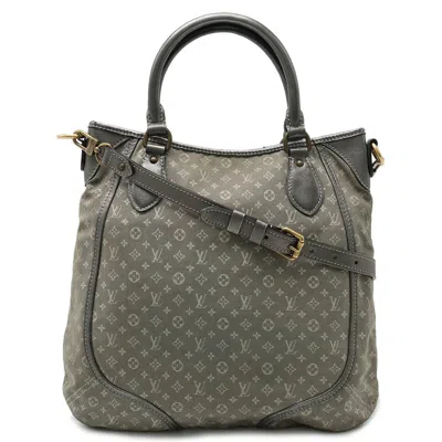 Pre-owned Louis Vuitton Platine Canvas Leather Handbag Shoulder Bag ()