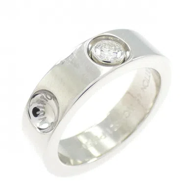 Pre-owned Louis Vuitton Platinum Platinum 950 Band Ring ()