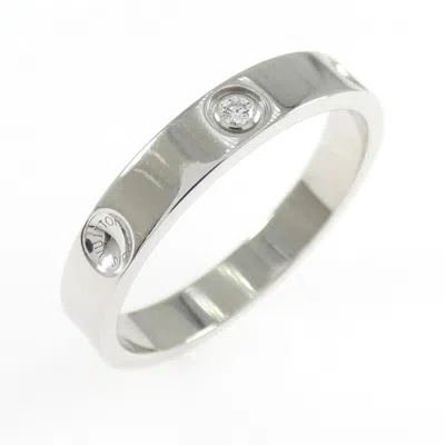 Pre-owned Louis Vuitton Platinum Platinum 950 Band Ring ()