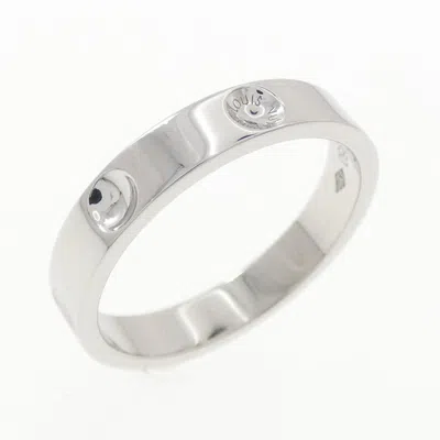 Pre-owned Louis Vuitton Platinum Platinum 950 Band Ring ()