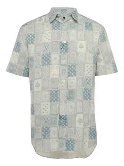 Pre-owned Louis Vuitton Playing Cards-pattern Shirt