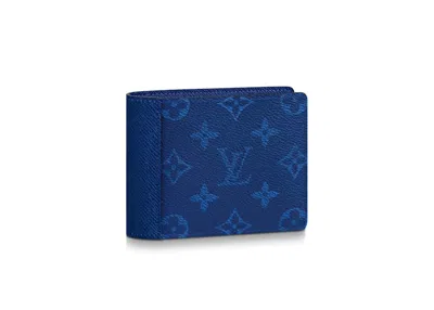 Pre-owned Louis Vuitton Ple Wallet In Navy Blue